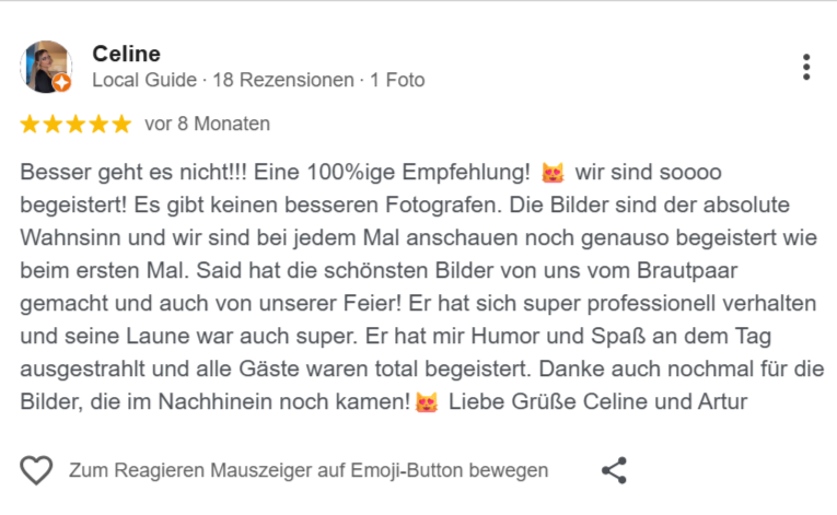 Hochzeitsfotograf in Frankfurt am Main